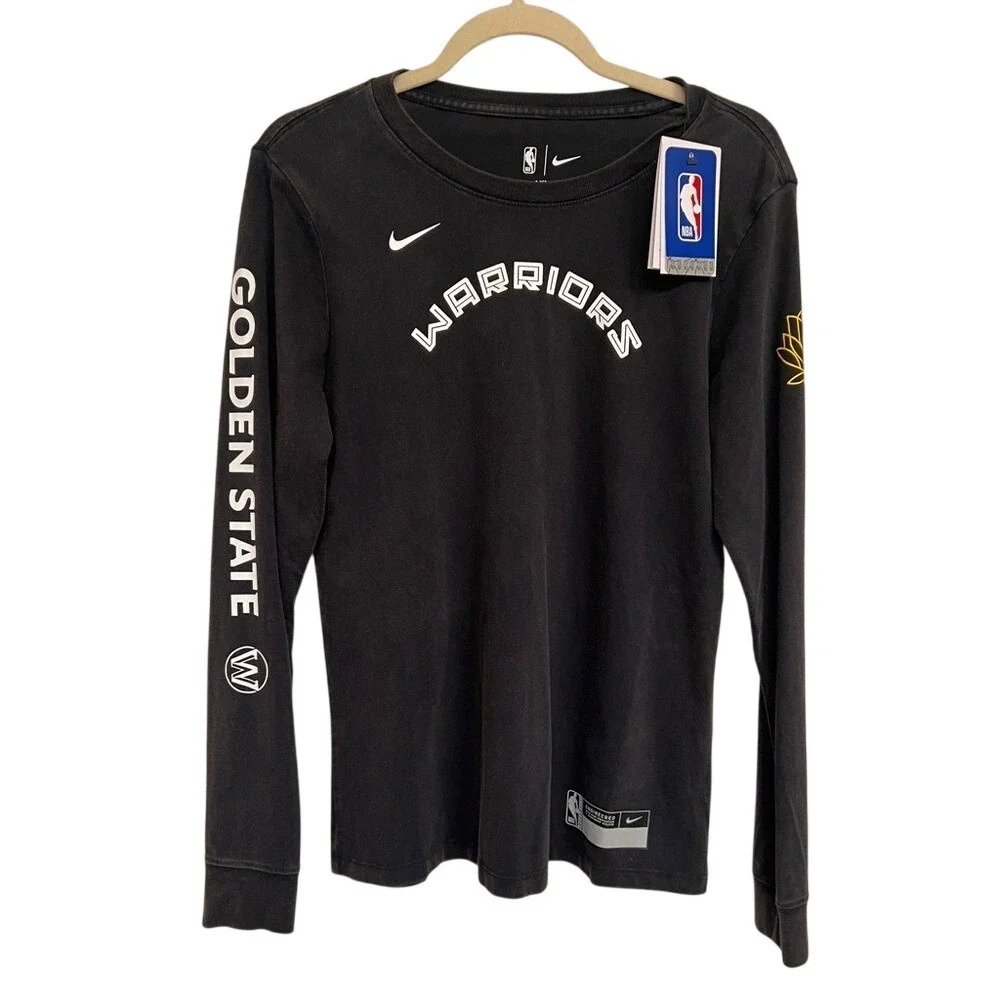 Nike Warriors Black Long‎ Sleeve Women's Tee, Size Medium, NWT